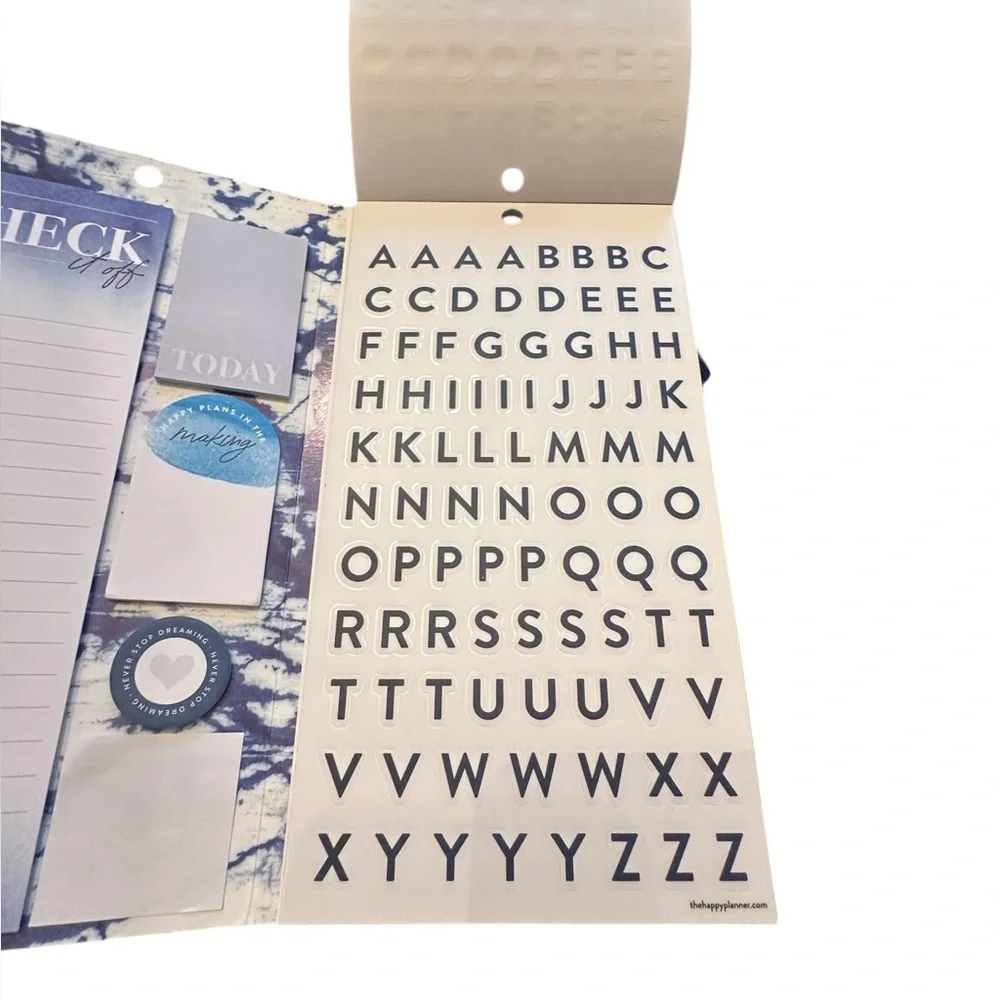 The Happy Planner Dream Big Blue Tones Accessory Book